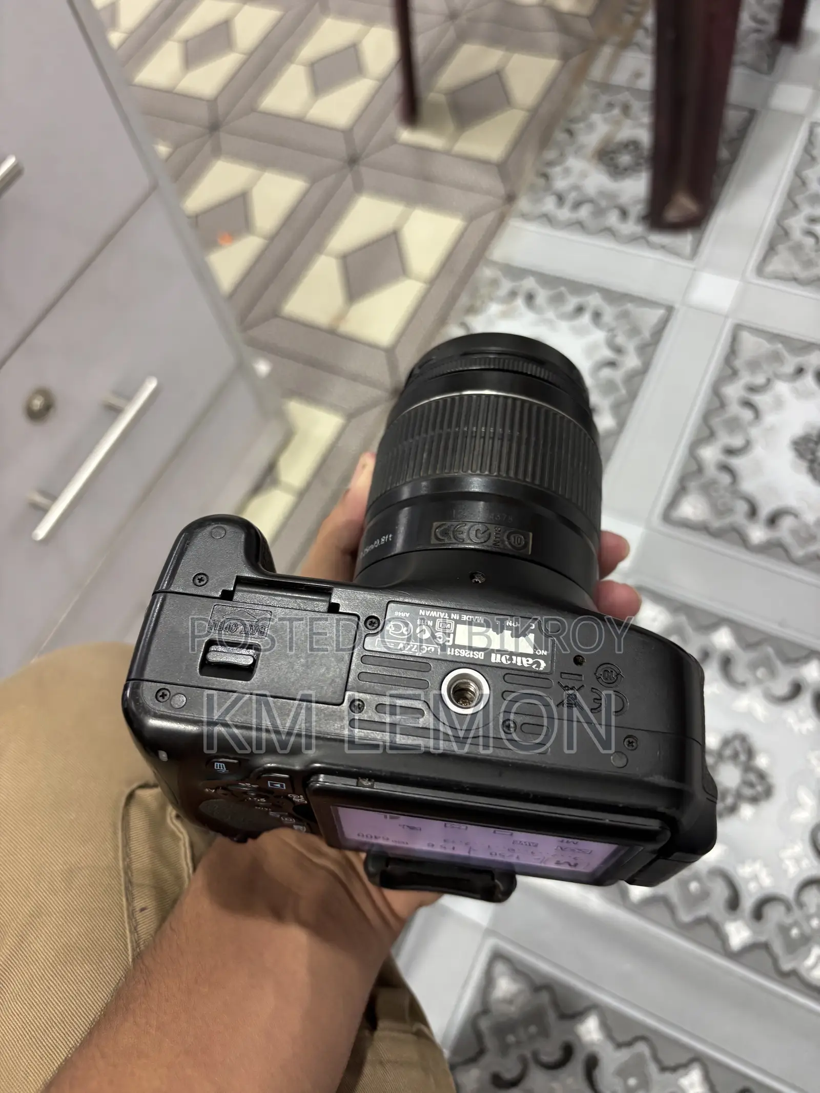 Canon 600d With 18-55mm Lens