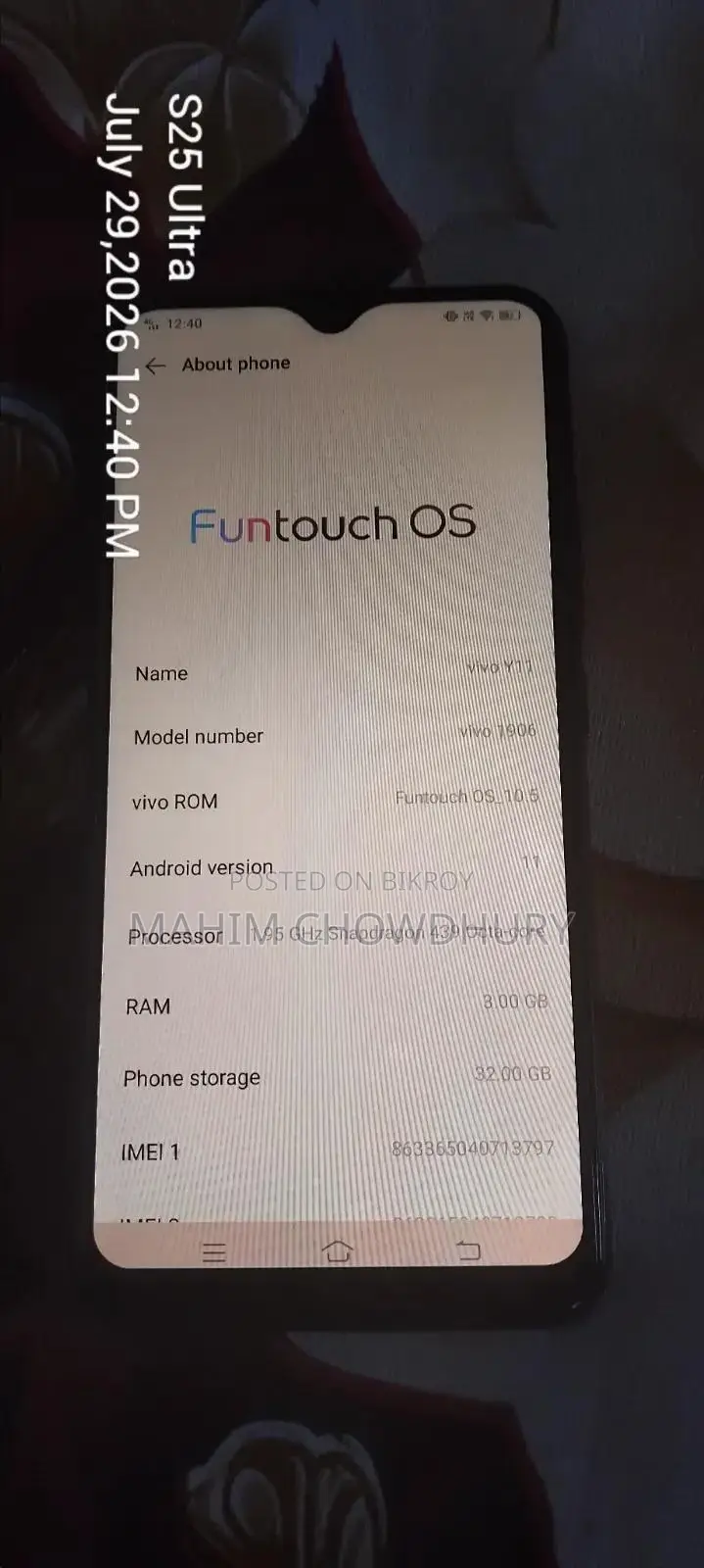 Vivo Y11 32 GB Red