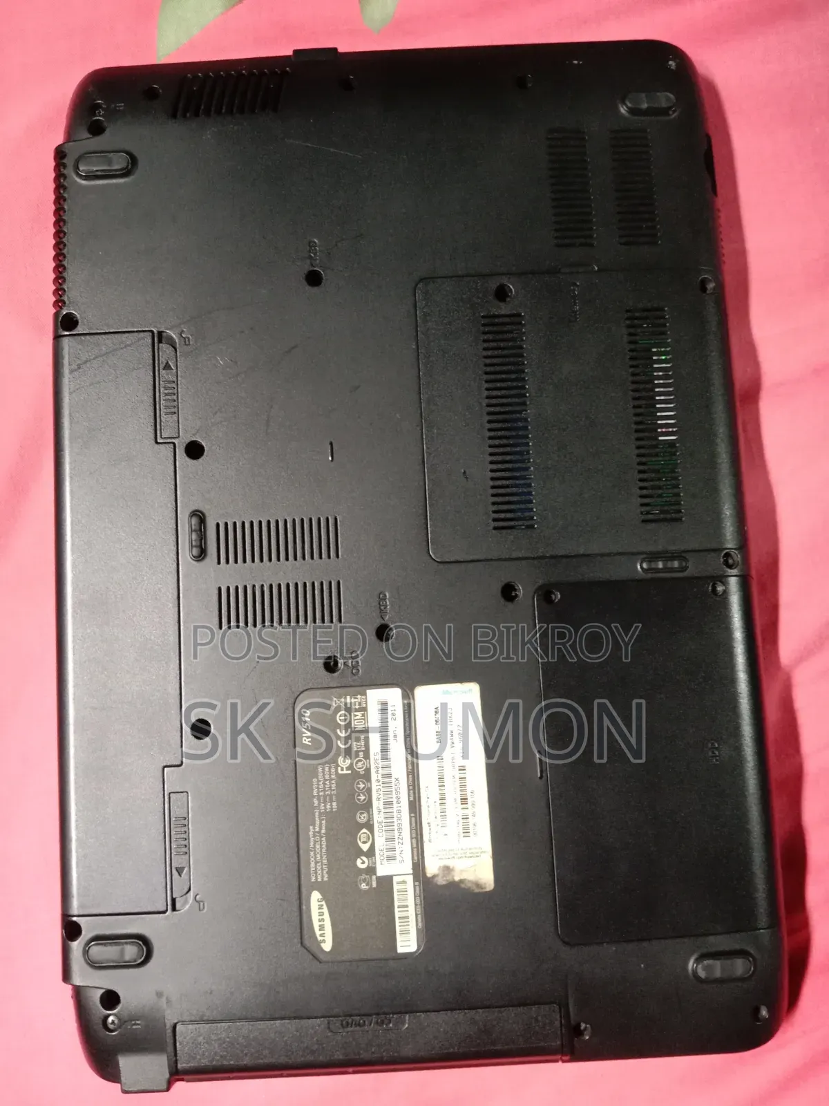 Laptop Samsung RV510 4GB Intel Celeron HDD 320GB