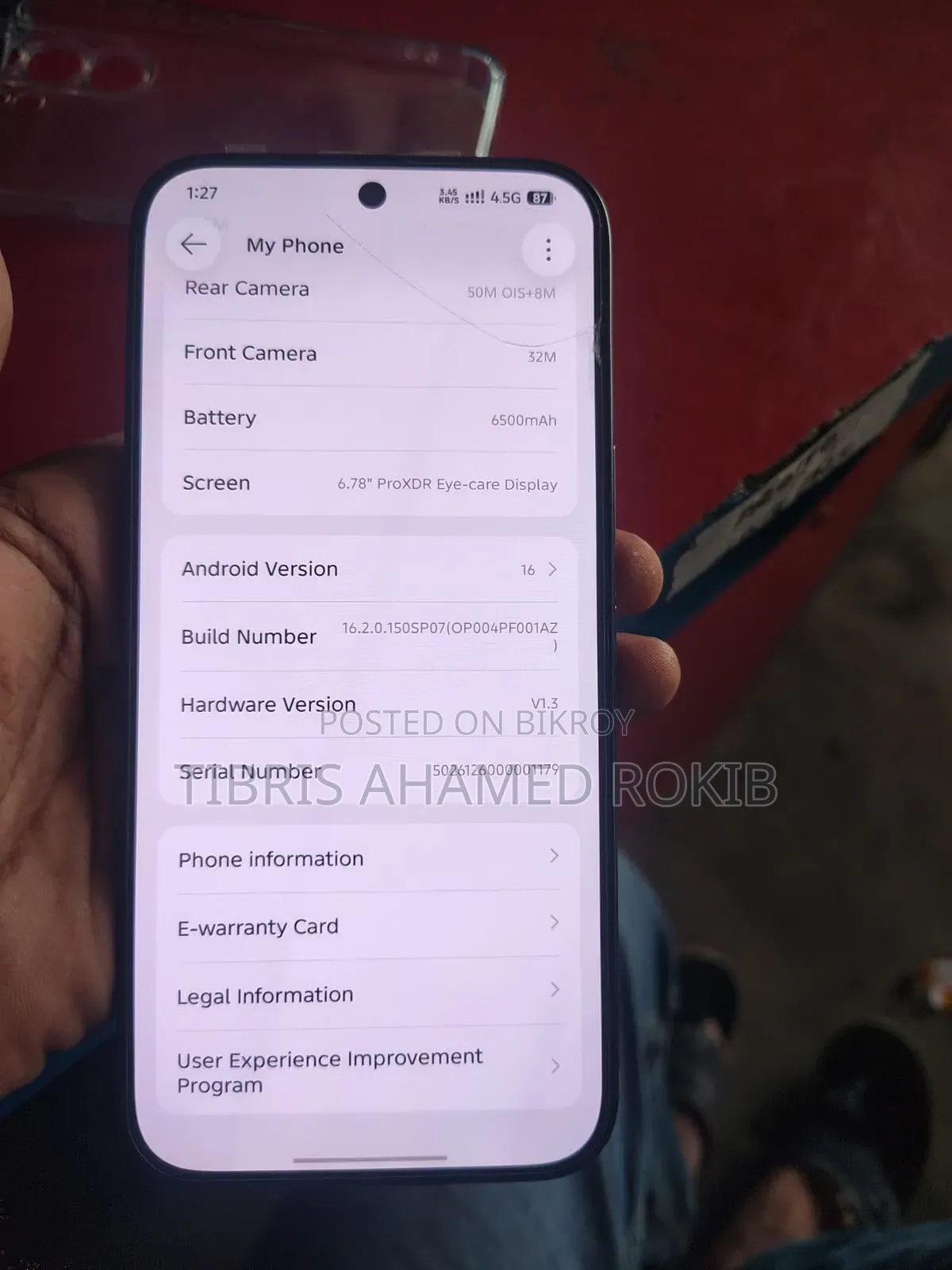 Tecno Camon 50 256 GB Black