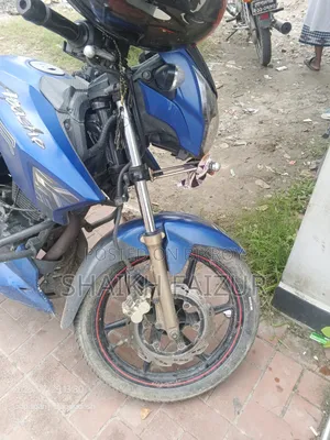 টিভিএস অ্যাপাচি আরটিআর ১৬০ টুভি ২০১৬ নীল