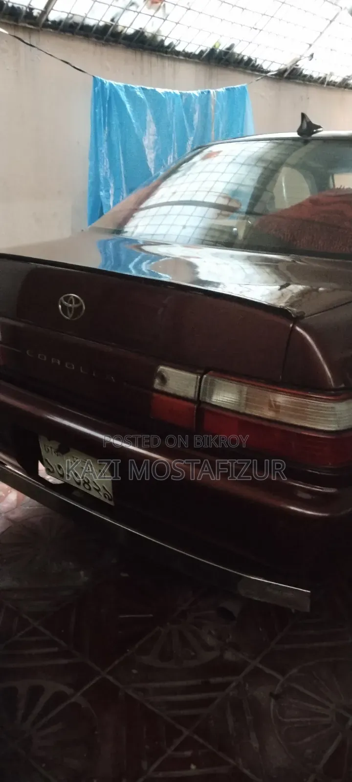 টয়োটা করোল্লা অটোমেটিক ১৯৯৪ মেরুন