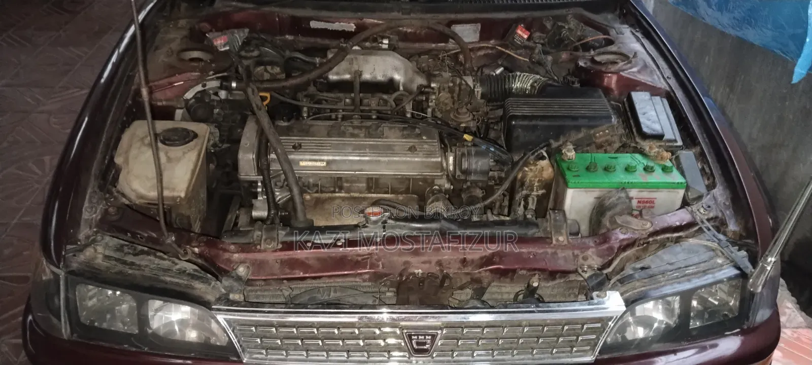 টয়োটা করোল্লা অটোমেটিক ১৯৯৪ মেরুন