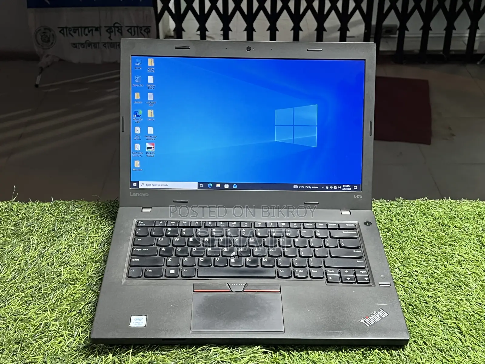 Laptop Lenovo ThinkPad L470 8GB Intel Core I5 SSD 256GB
