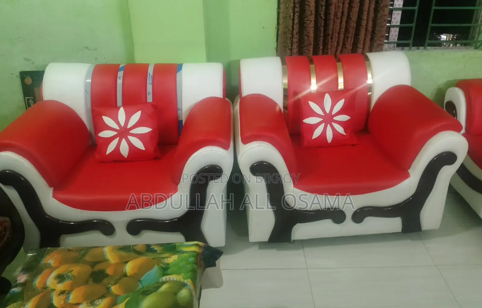 Teak Wood 5-Seater Sofa Set