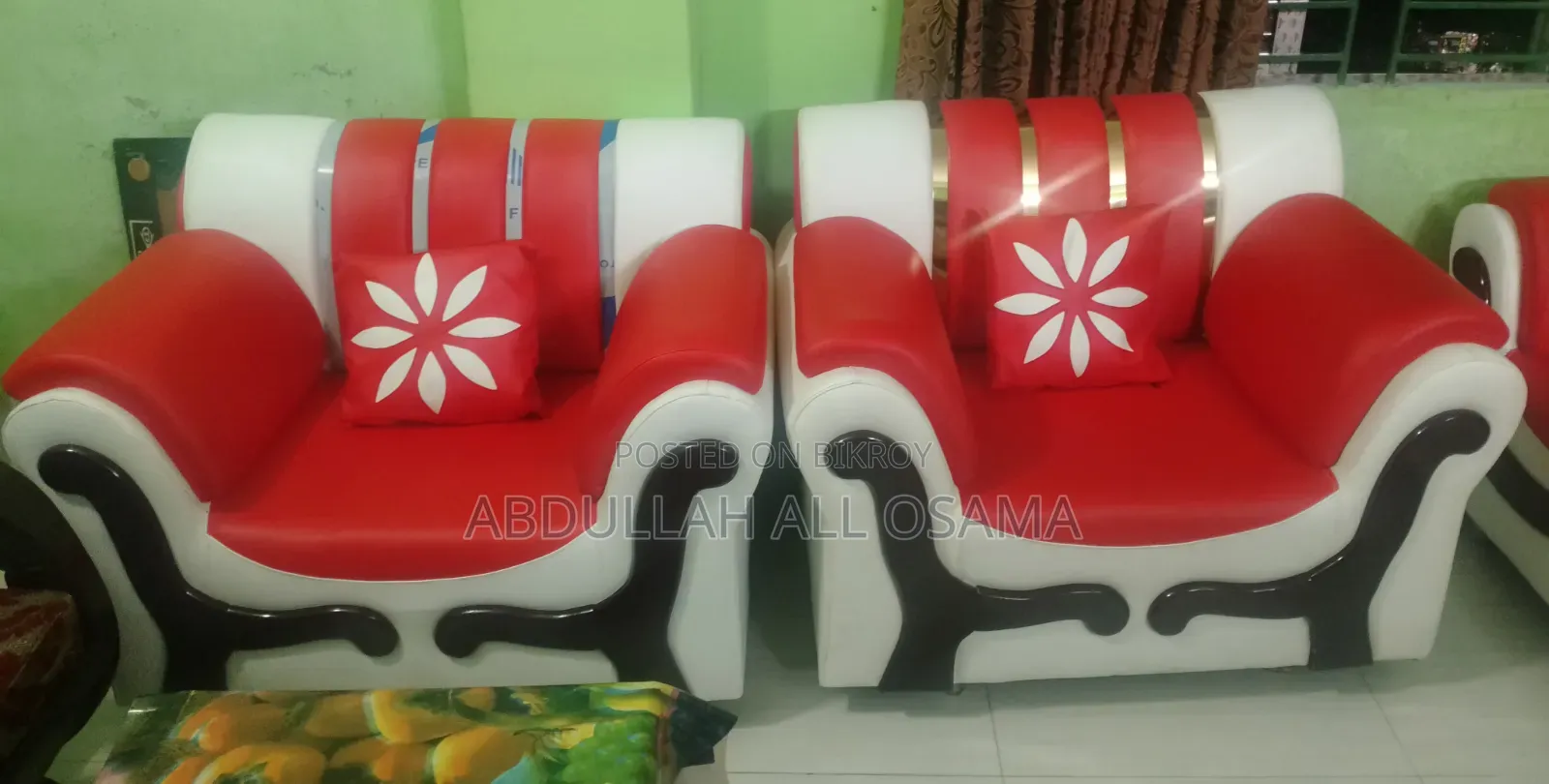 Teak Wood 5-Seater Sofa Set