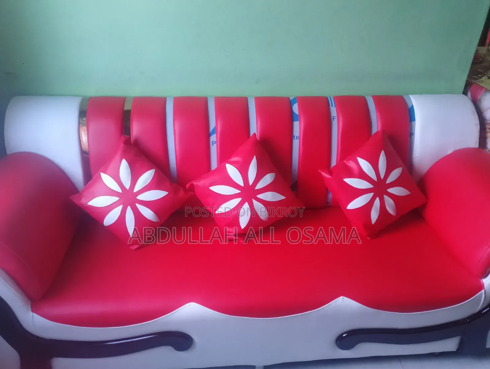 Teak Wood 5-Seater Sofa Set