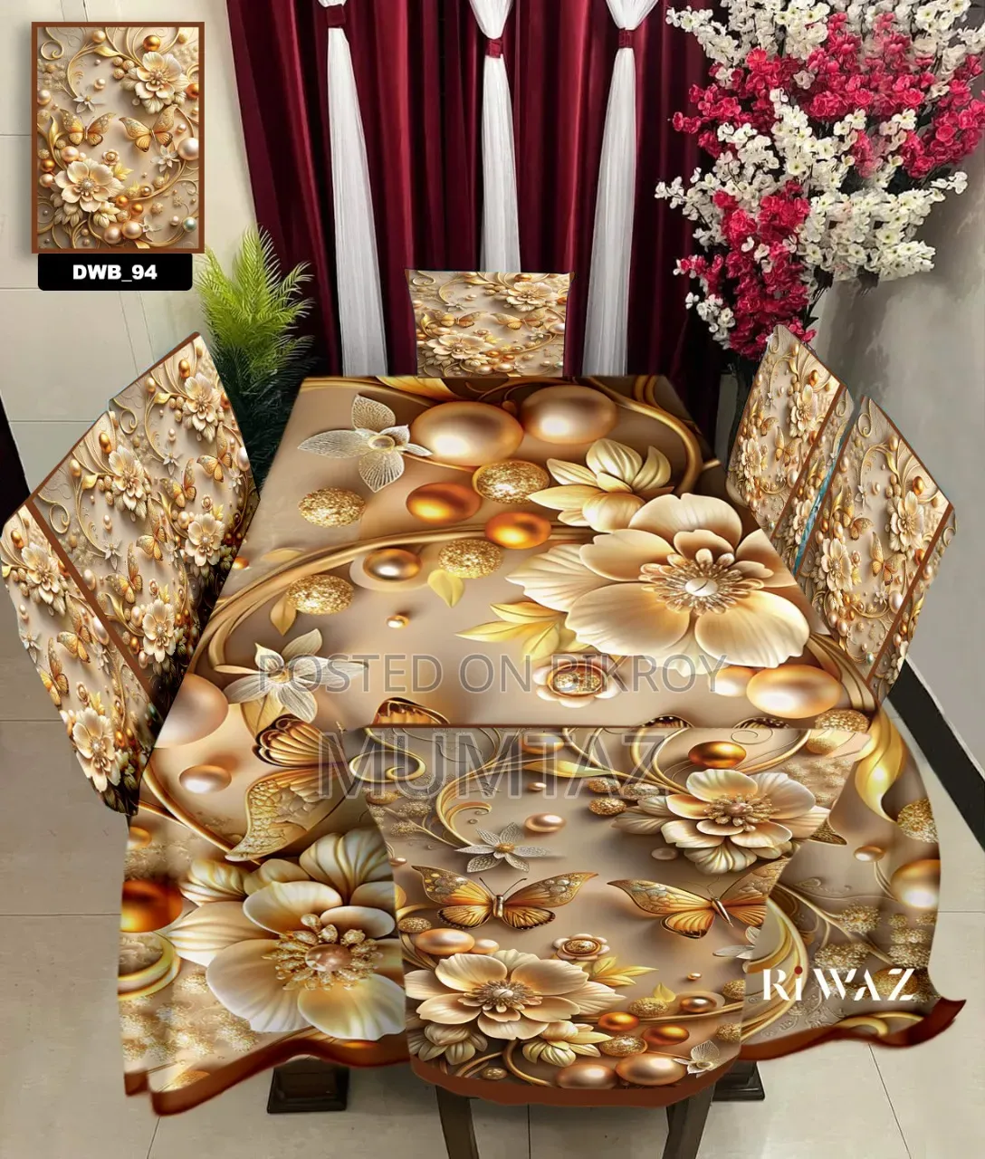 Original 3D Printed Dining Chair Table Cover