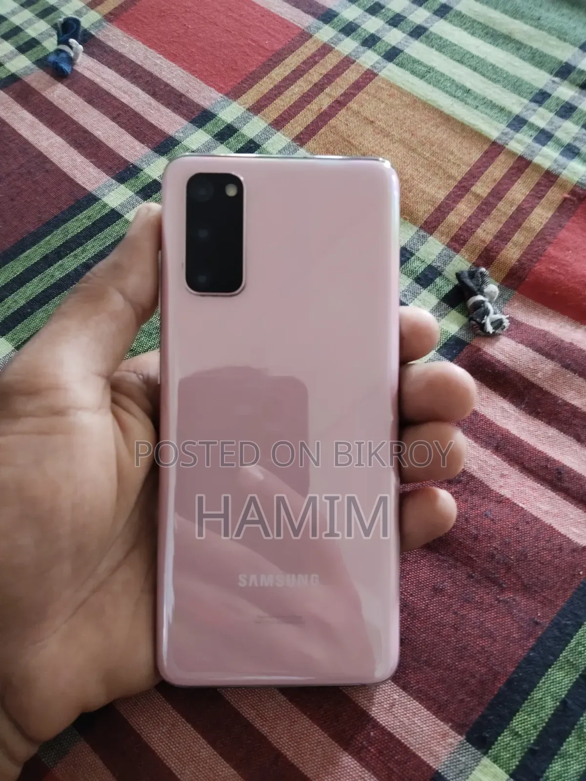স্যামসাং গ্যালাক্সি এস২০+ ৫জি ১২৮ জিবি পিংক