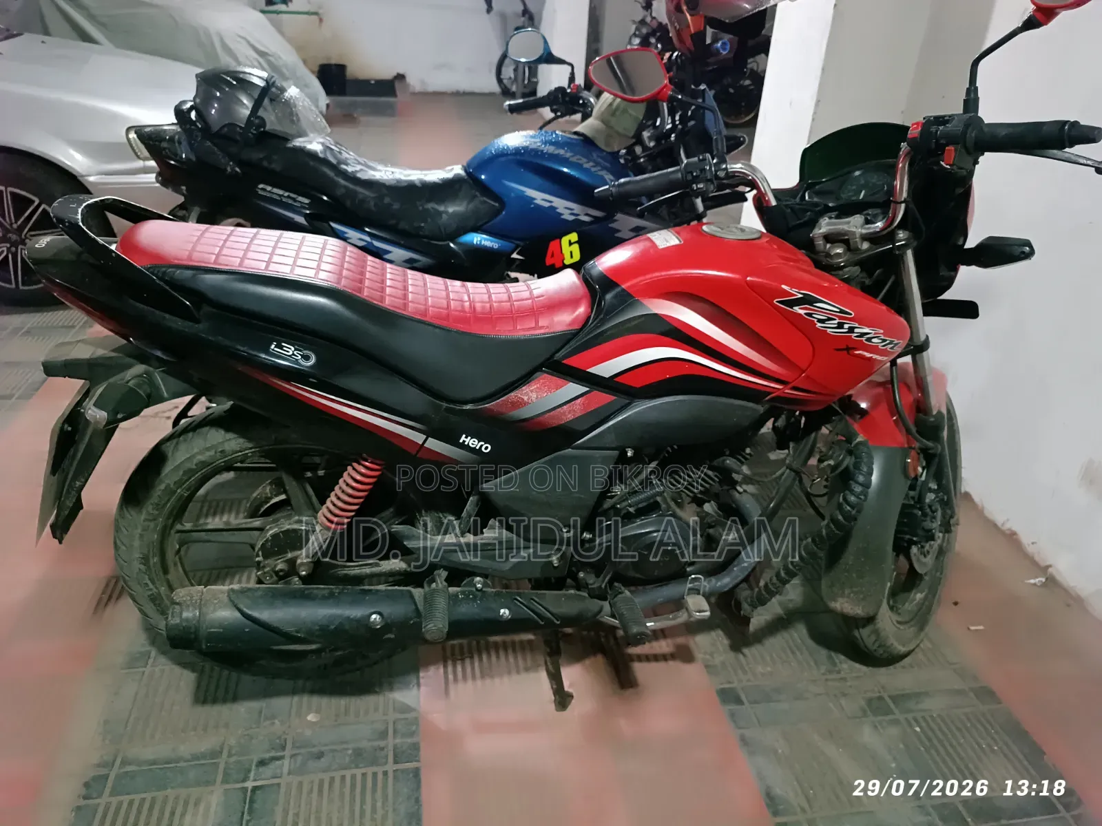 হিরো প্যাশন এক্সপ্রো ২০২০ রেড