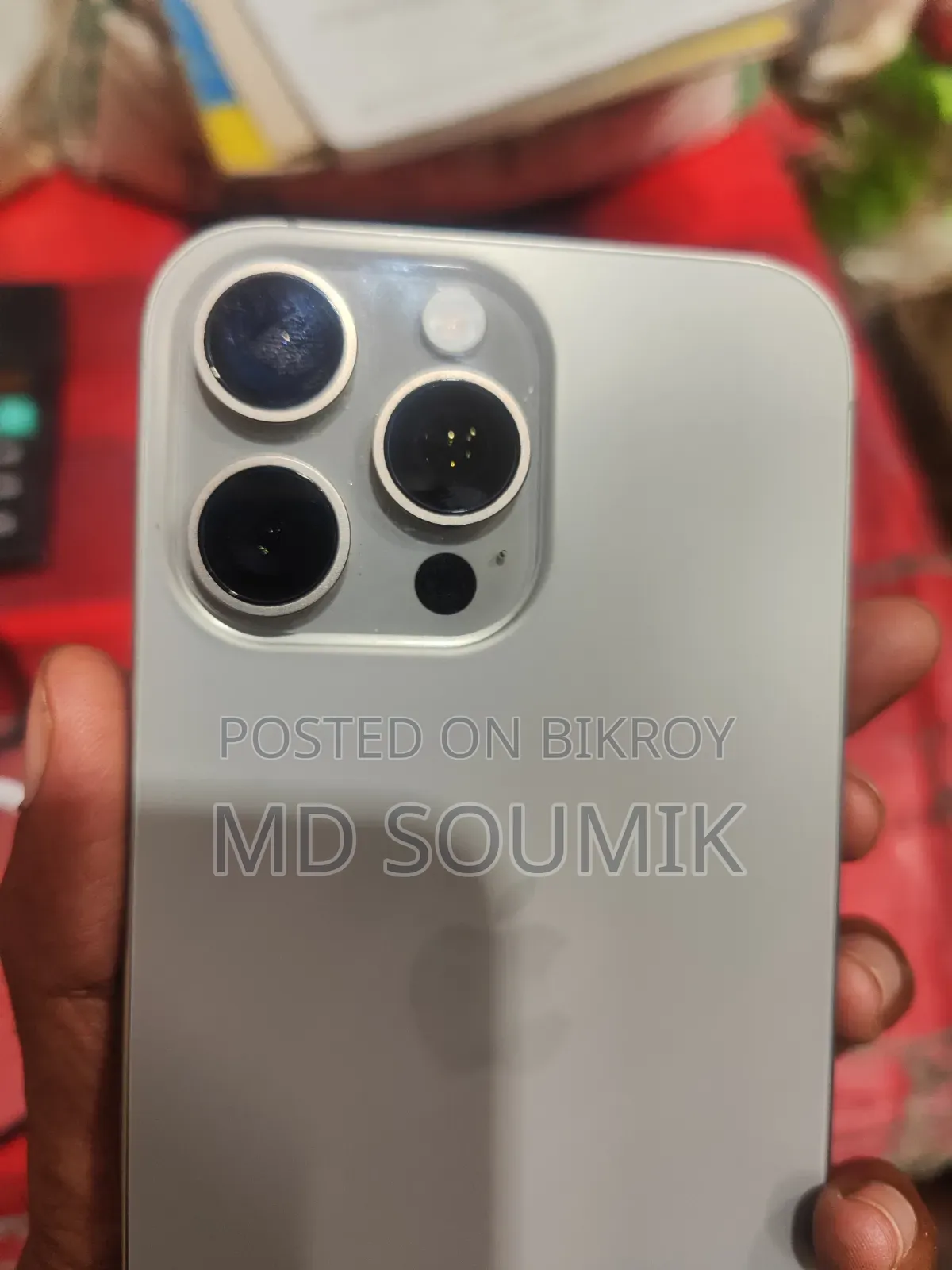 অ্যাপল আইফোন ১৬ প্রো ম্যাক্স ৫১২ জিবি সিলভার