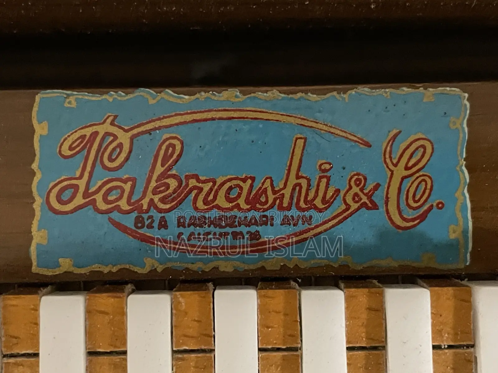 Pakrashi Harmonium Kolkata