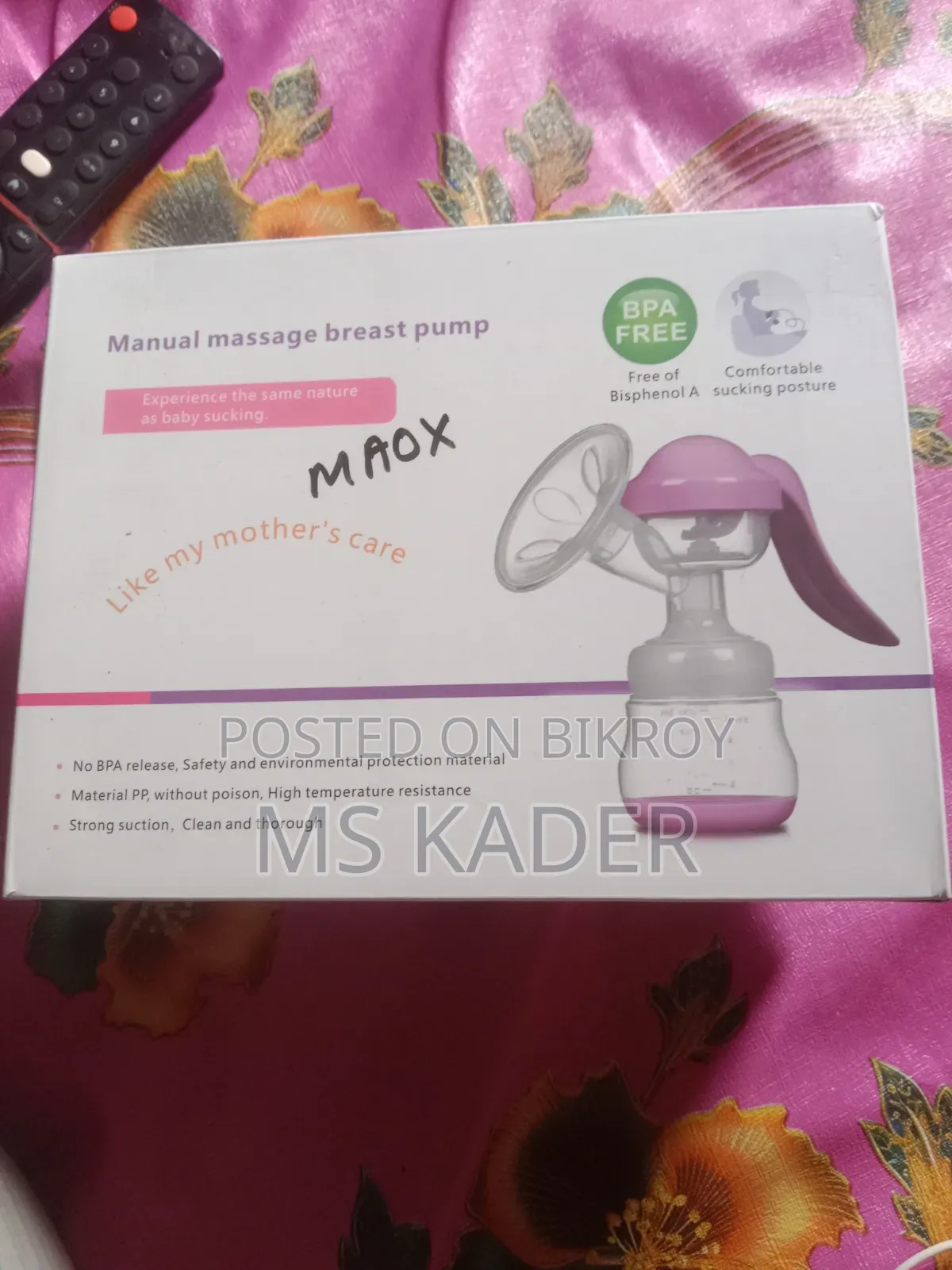 manual breast pump kit