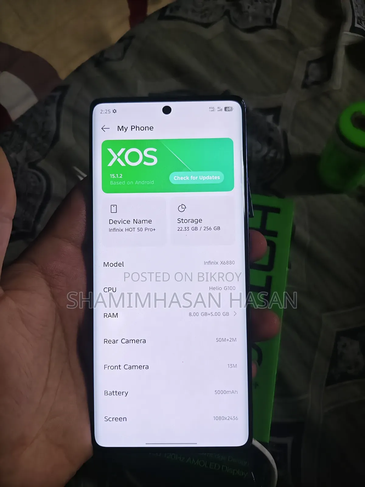 Infinix Hot 50 Pro+ 4G 256 GB Purple