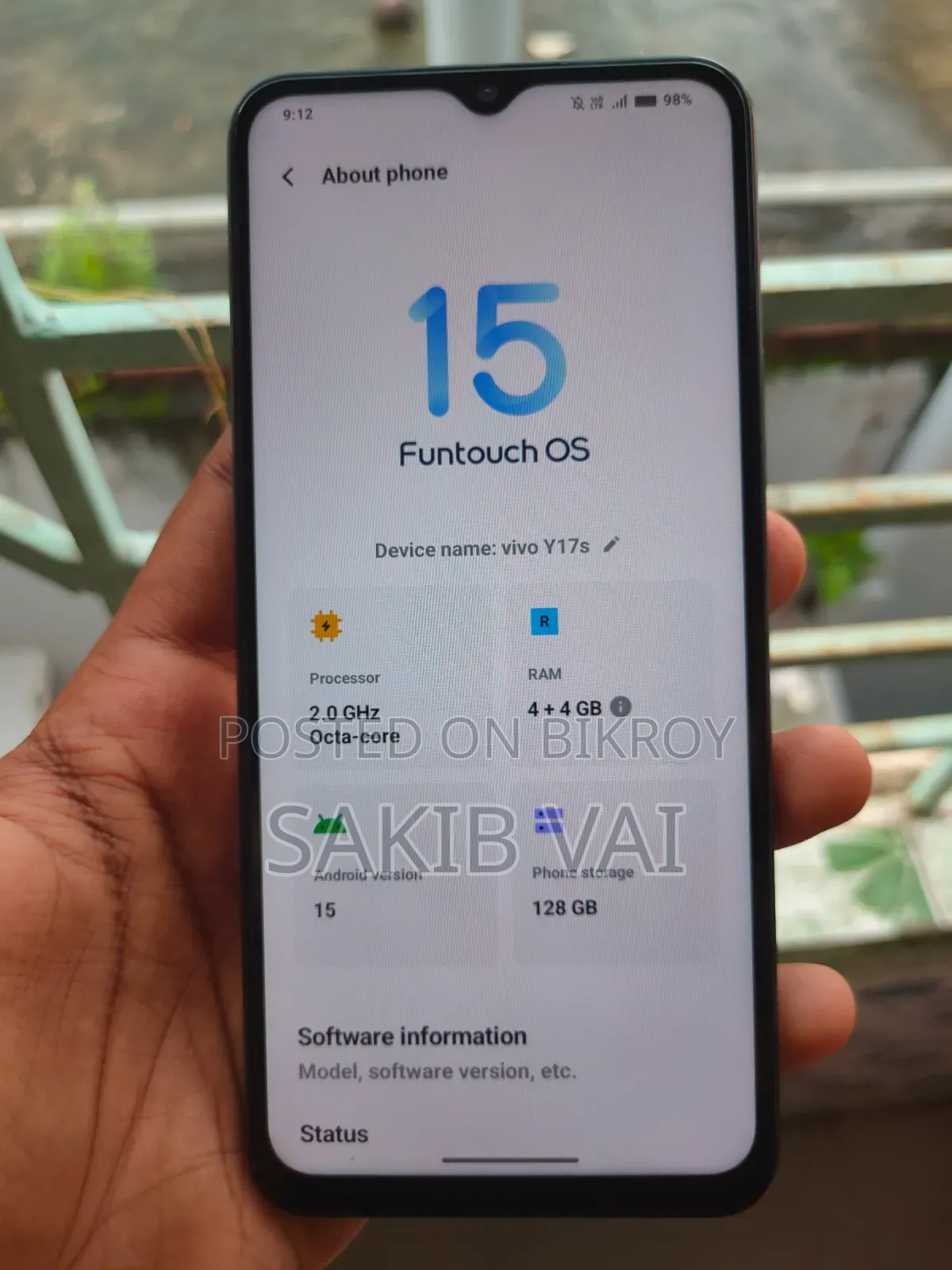 Vivo Y17s 128 GB Green
