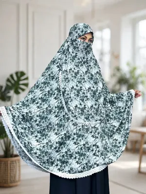 Premium Cotton Hijab Size Front-45 Back from head-50 Gher-150
