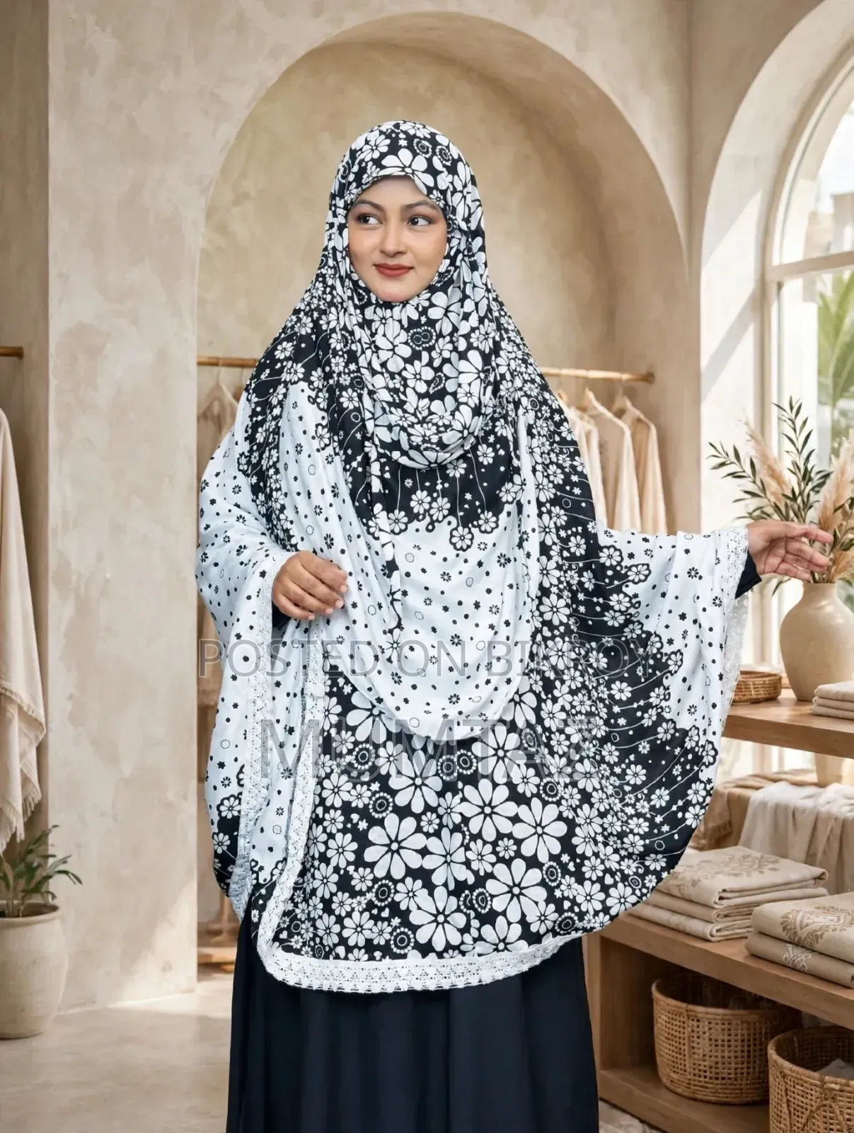 Premium Cotton Hijab Size Front-45 Back from head-50 Gher-150