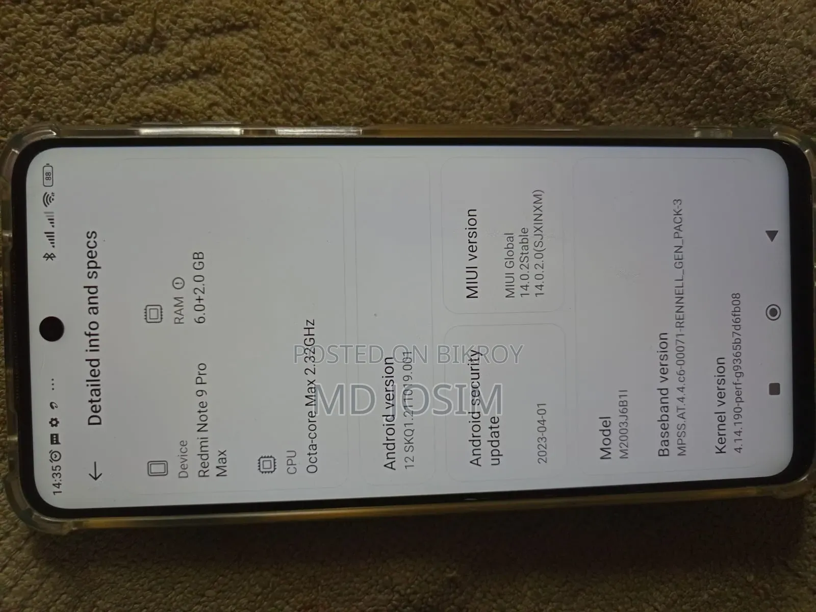 Xiaomi Redmi Note 9 128 GB Blue
