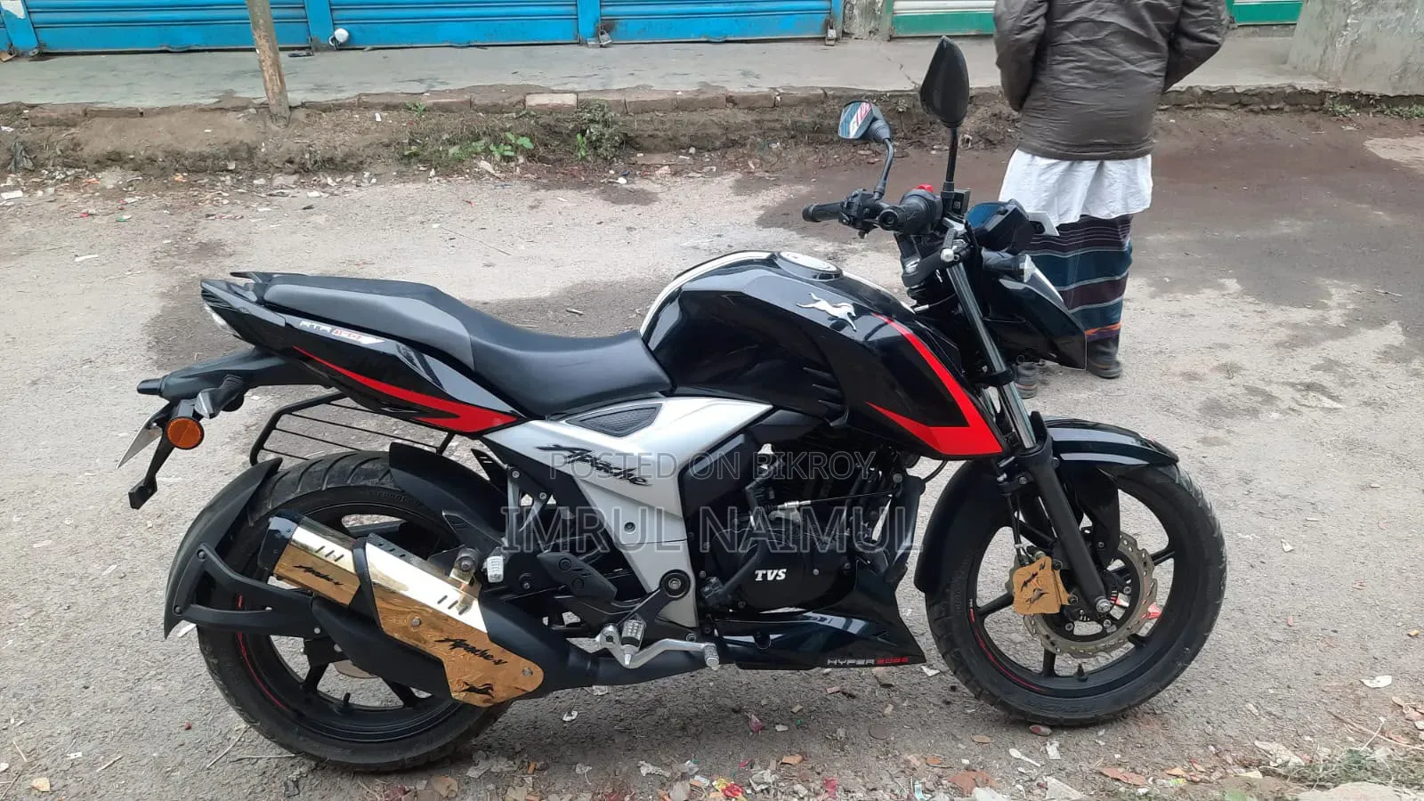 TVS Apache RTR 160 4V 2024 Black