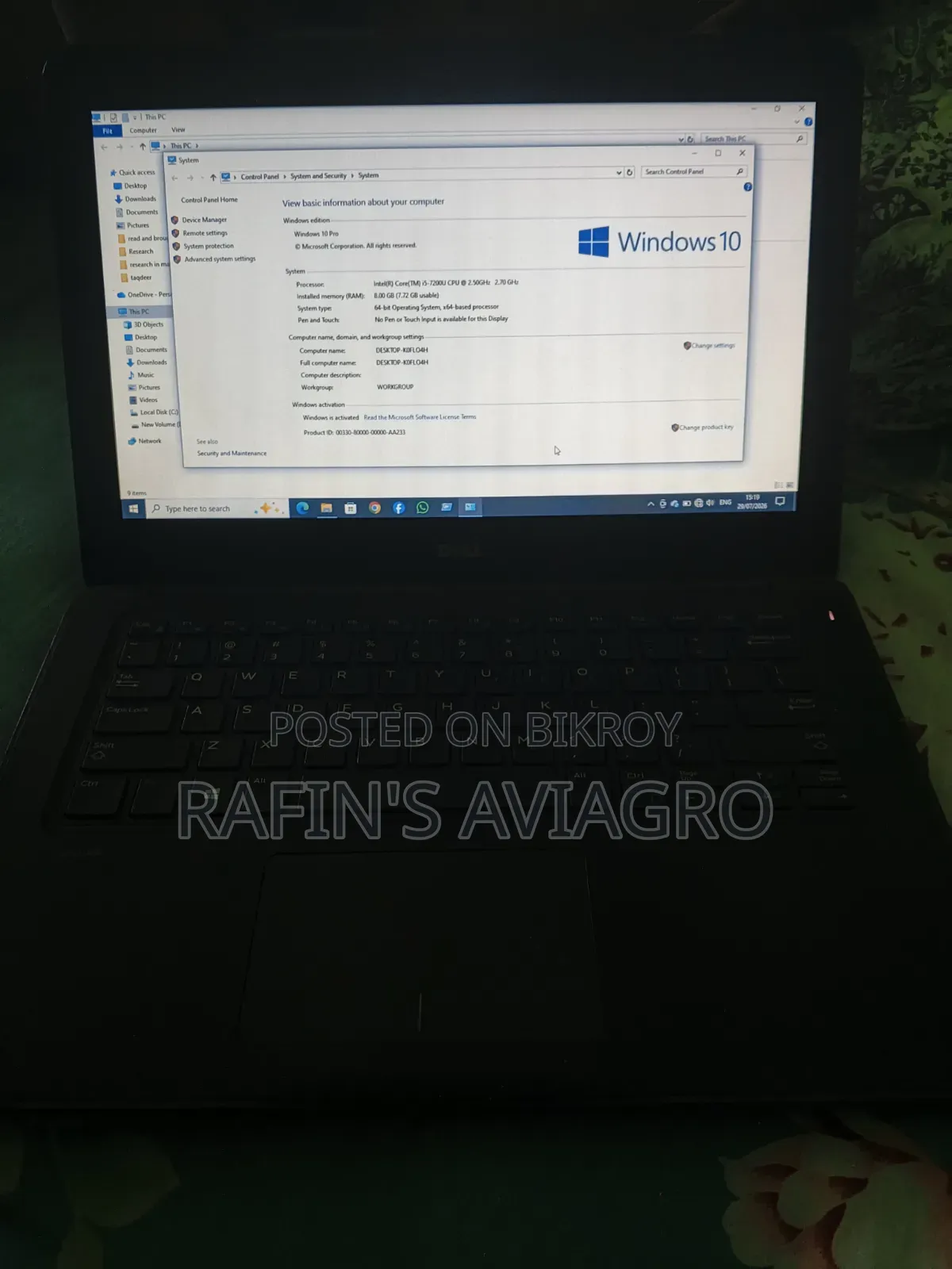 Laptop Dell Latitude 7490 8GB Intel Core I5 SSD 512GB