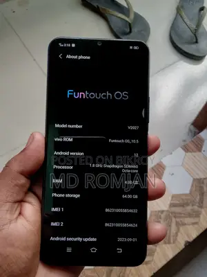 Vivo V20 128 GB Blue