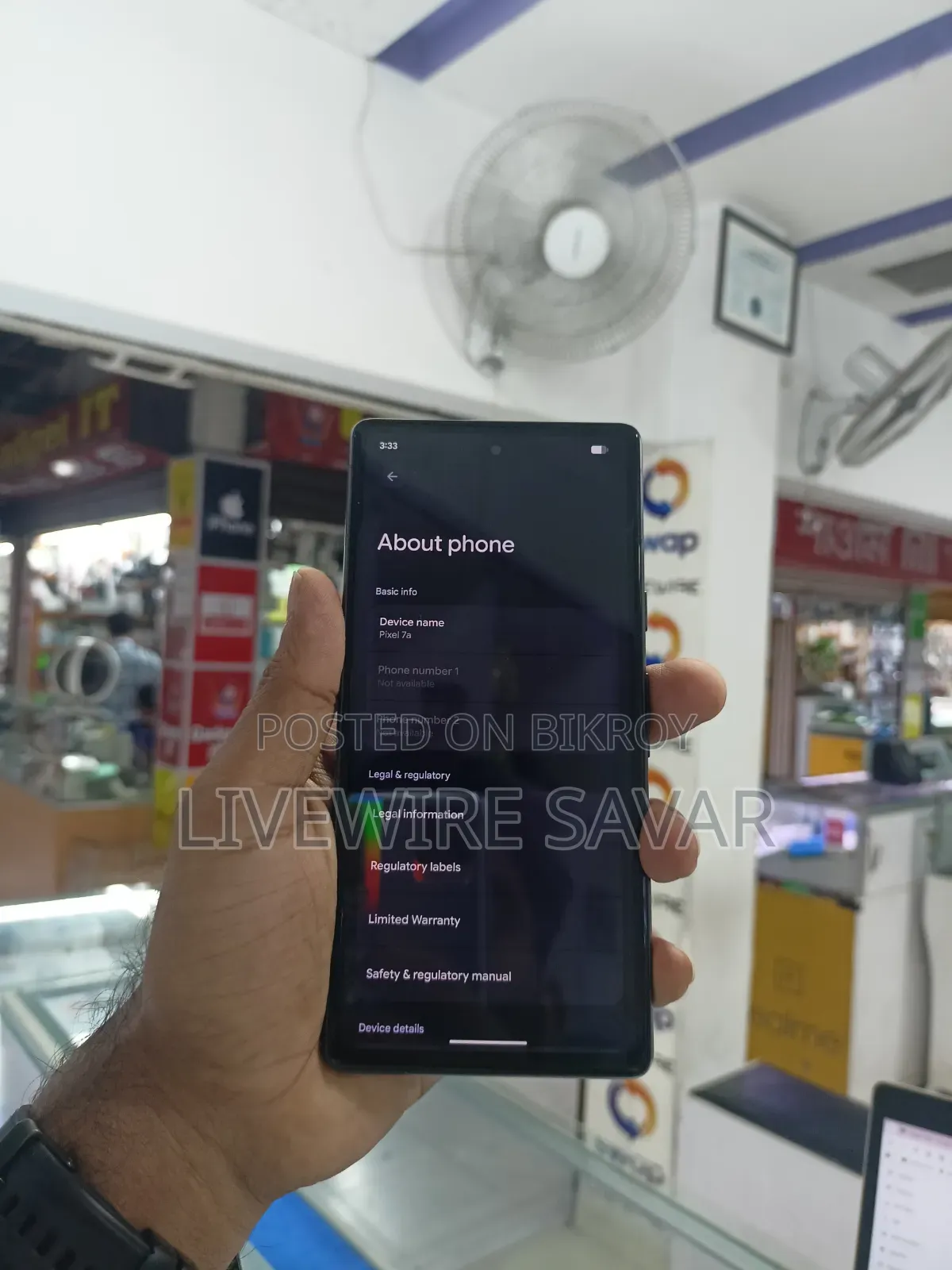 Google Pixel 7a 128 GB Black