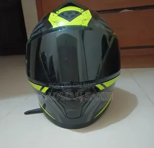 Helmet (YOHE 977 C Black Green Glossy)