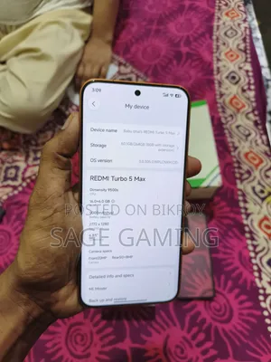 নতুন শাওমি রেডমি টারবো ৫ ম্যাক্স ২৫৬ জিবি কমলা