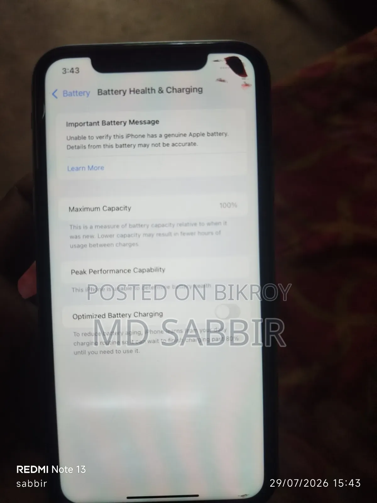 Apple iPhone XR 64 GB Black
