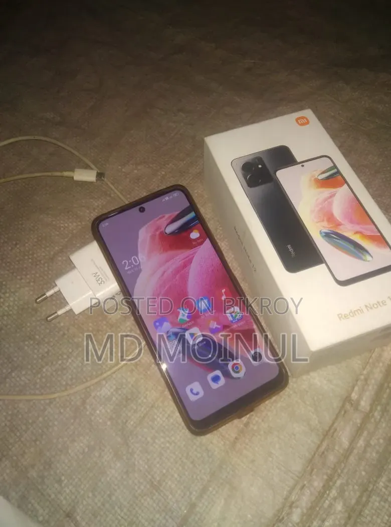 শাওমি রেডমি নোট ১২ ফোরজি ১২৮ জিবি ব্ল্যাক