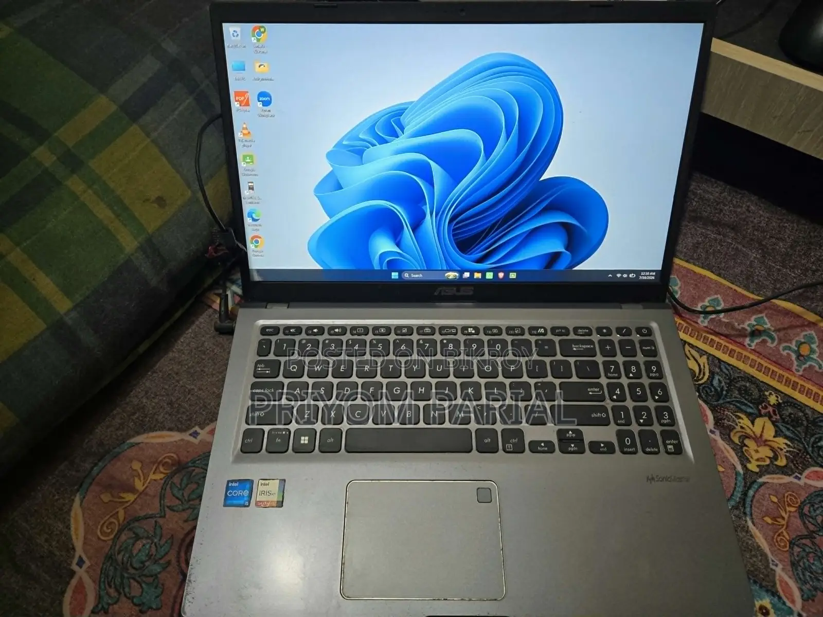 ল্যাপটপ ASUS Vivobook 15 8GB Intel Core I5 SSD 512GB