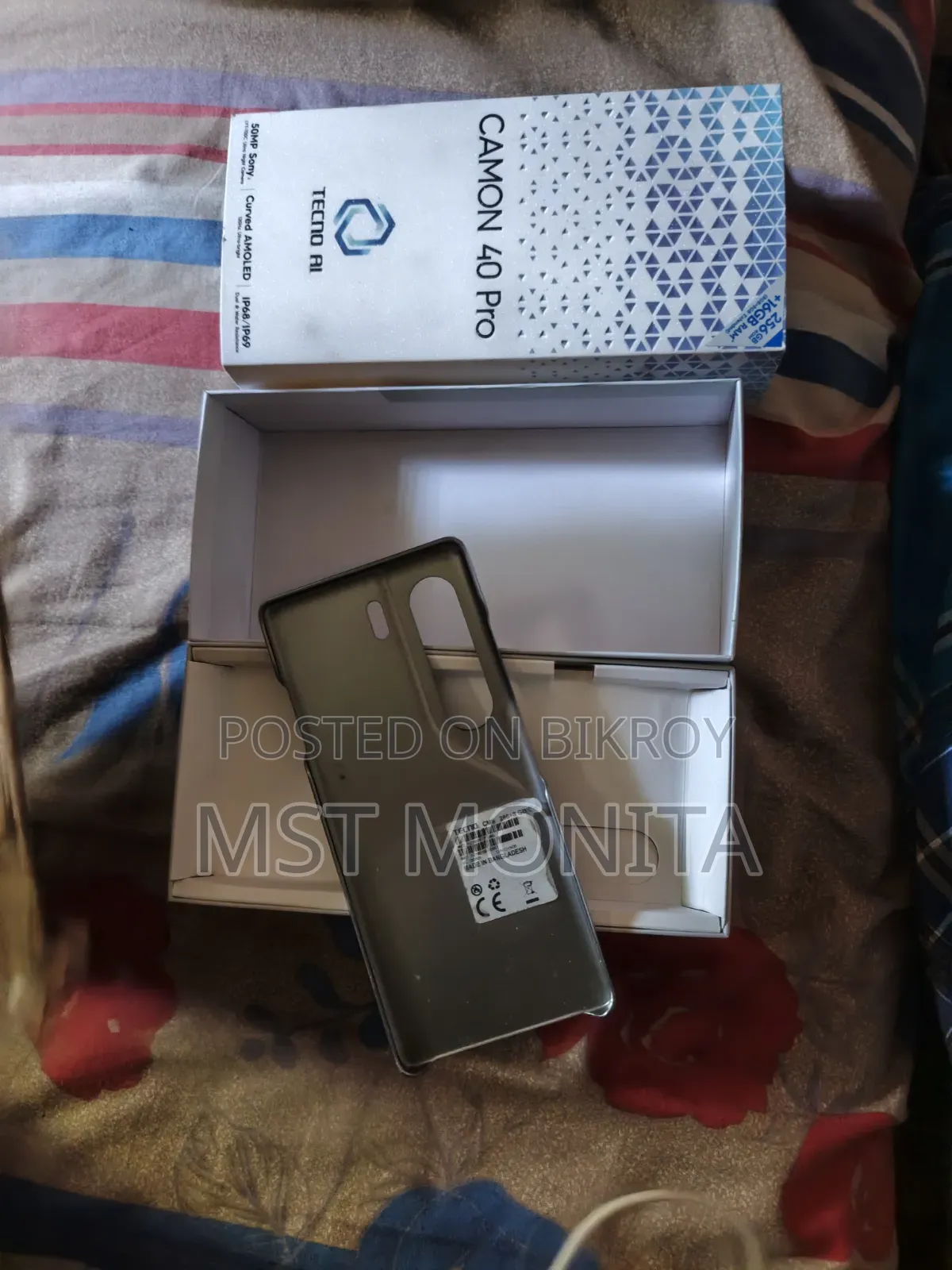 Tecno Camon 40 Pro 4G 256 GB Black