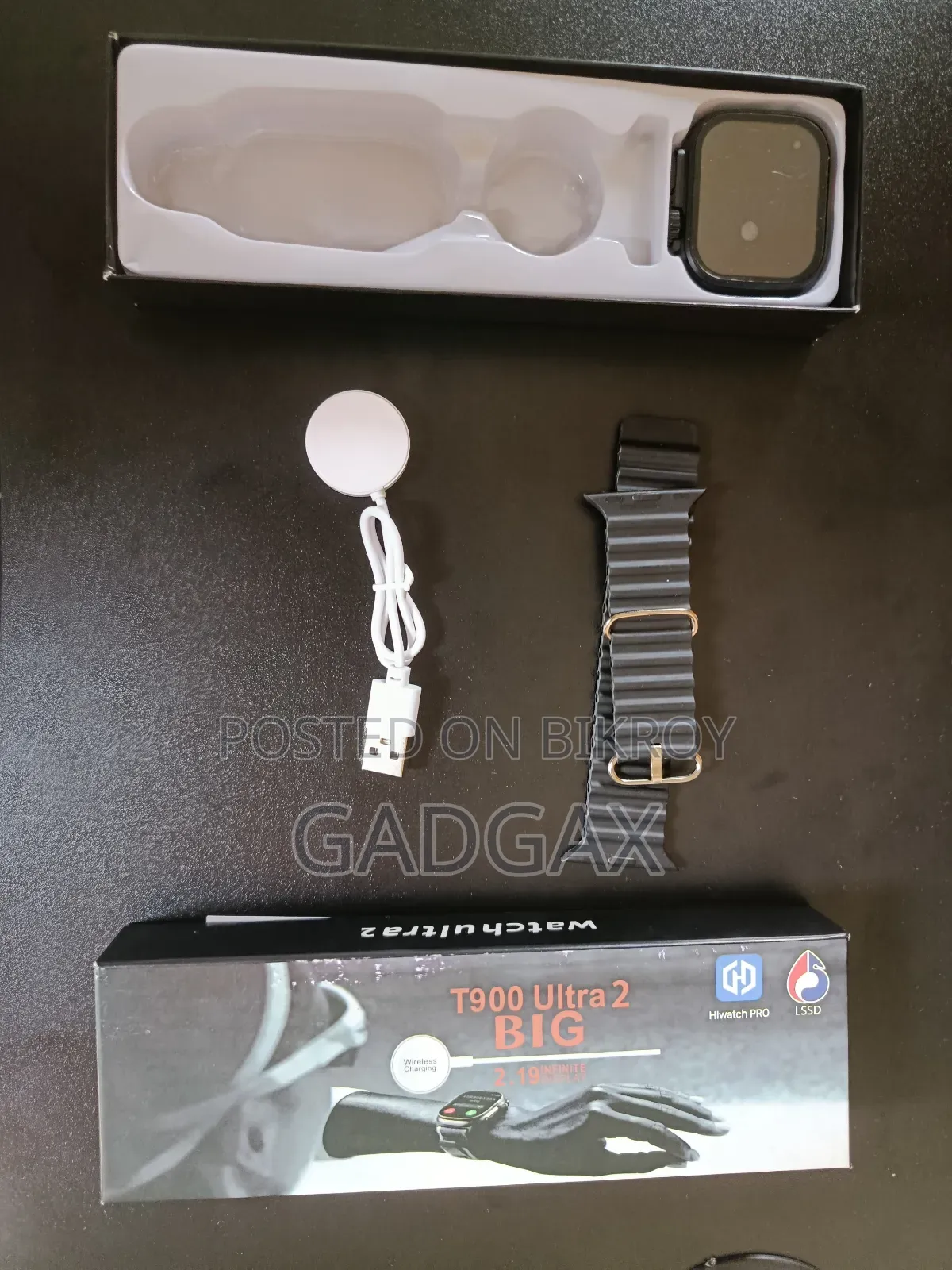 T900 Ultra Big Smart Watch | 2.09 HD Screen | Wireless Charging