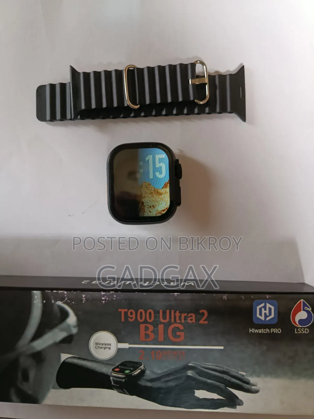 T900 Ultra Big Smart Watch | 2.09 HD Screen | Wireless Charging