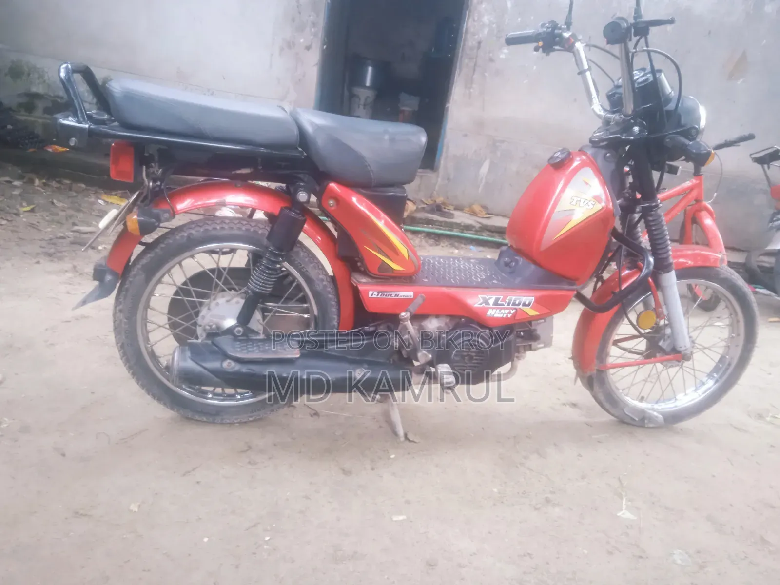 TVS XL 100 2021 Red