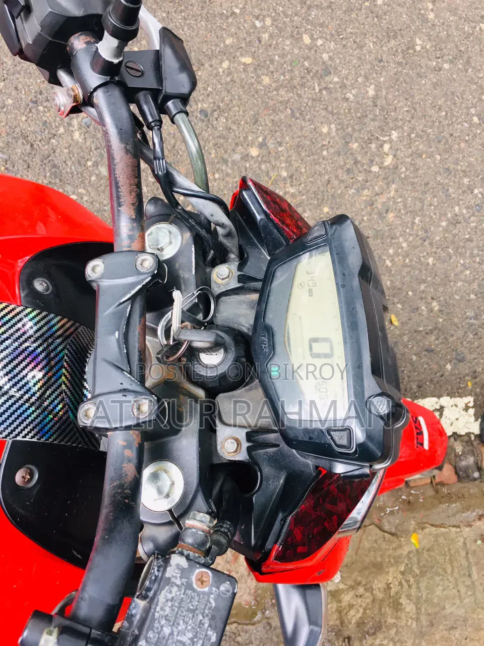 TVS Apache RTR 160 4V 2021 Red