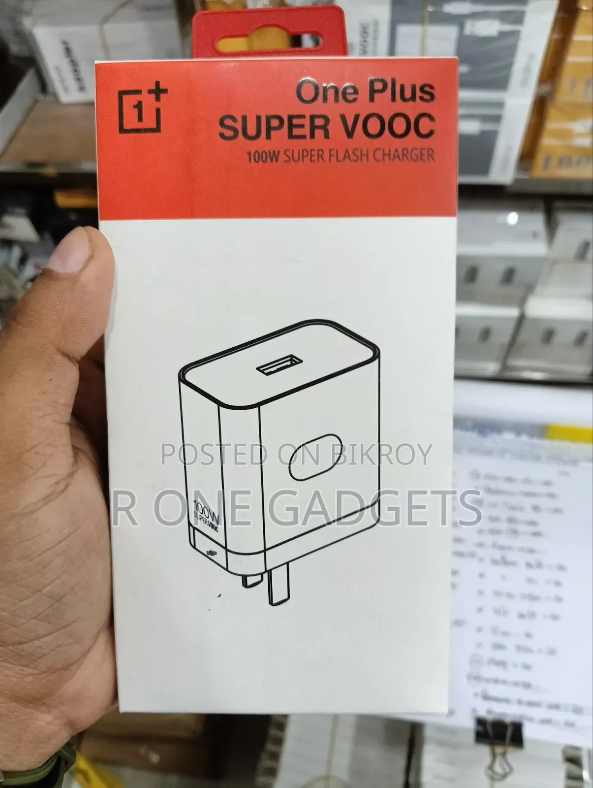 One Plus 100 Watt Supervooc Original Charger