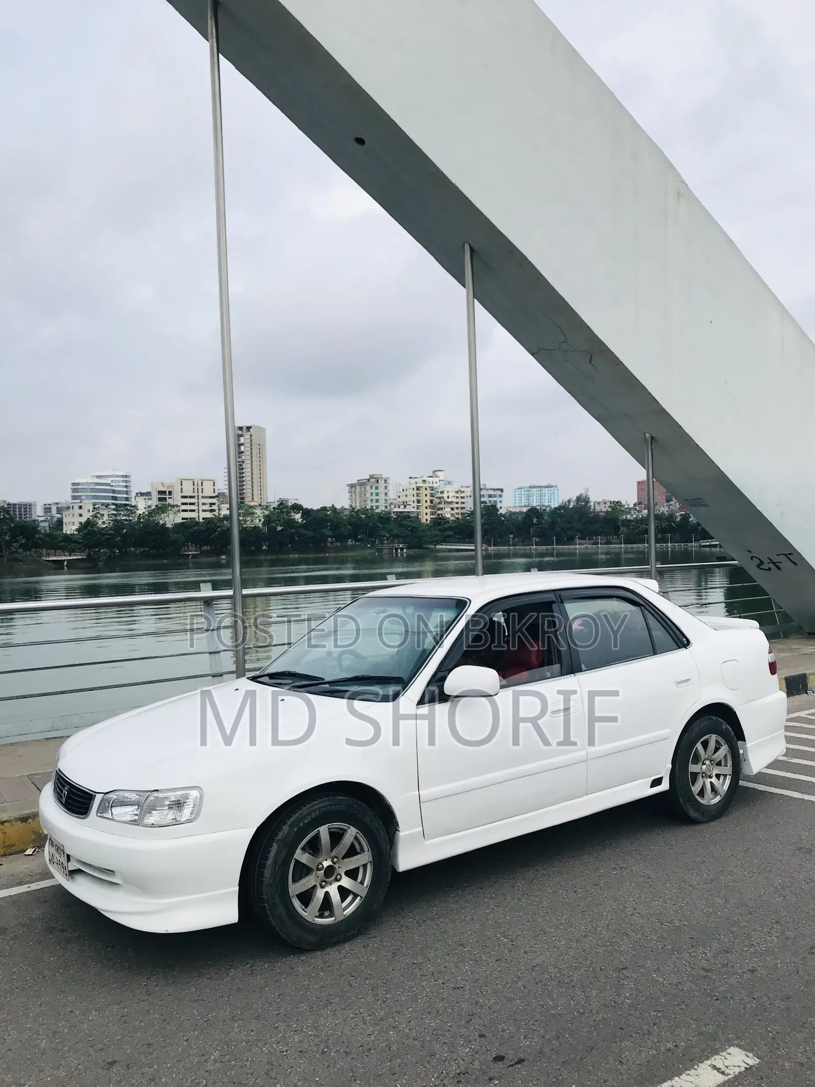 টয়োটা করোলা সেডান অটোমেটিক ১৯৯৯ অফ হোয়াইট