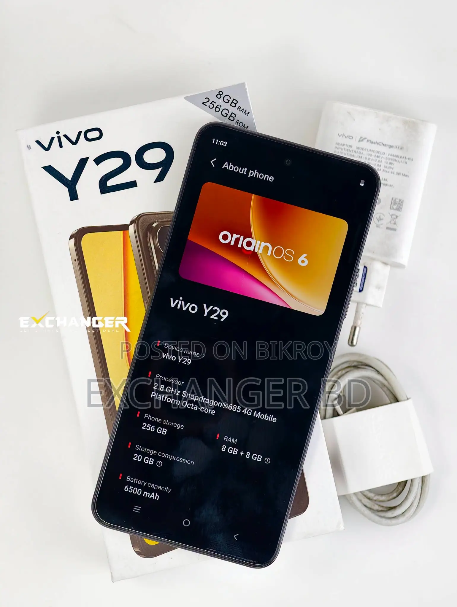 Vivo Y29 256 GB Black