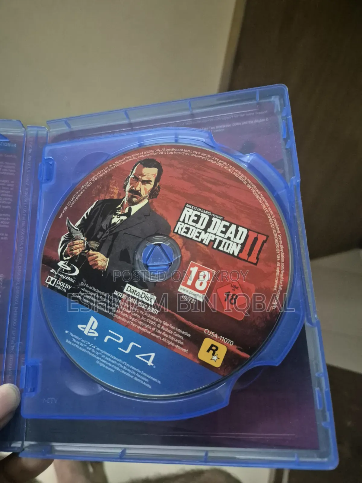 RDR2 PS4 CD