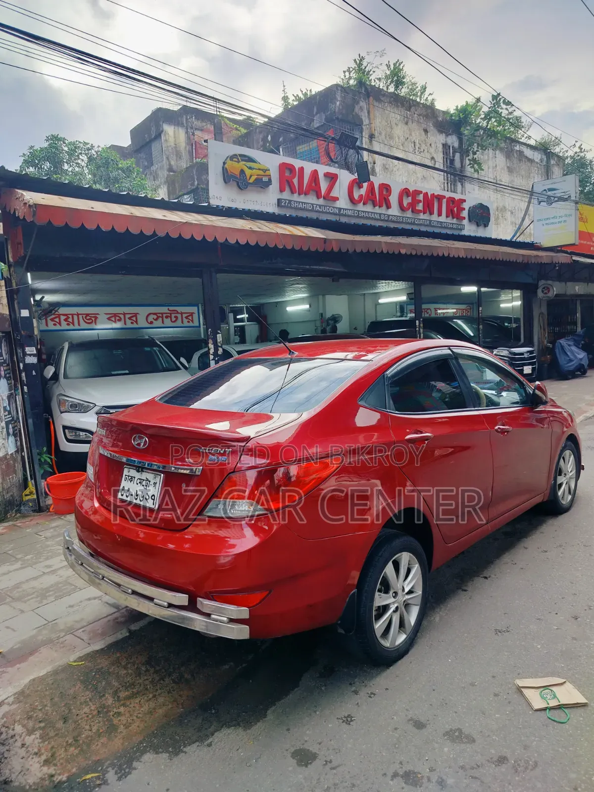Hyundai Accent 2012 Red