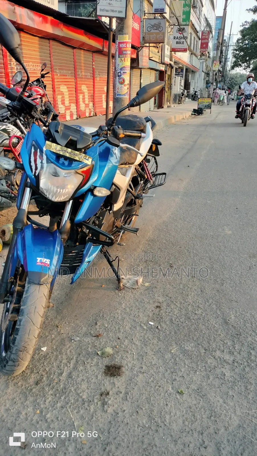 TVS Apache 160 4V 2021 Blue
