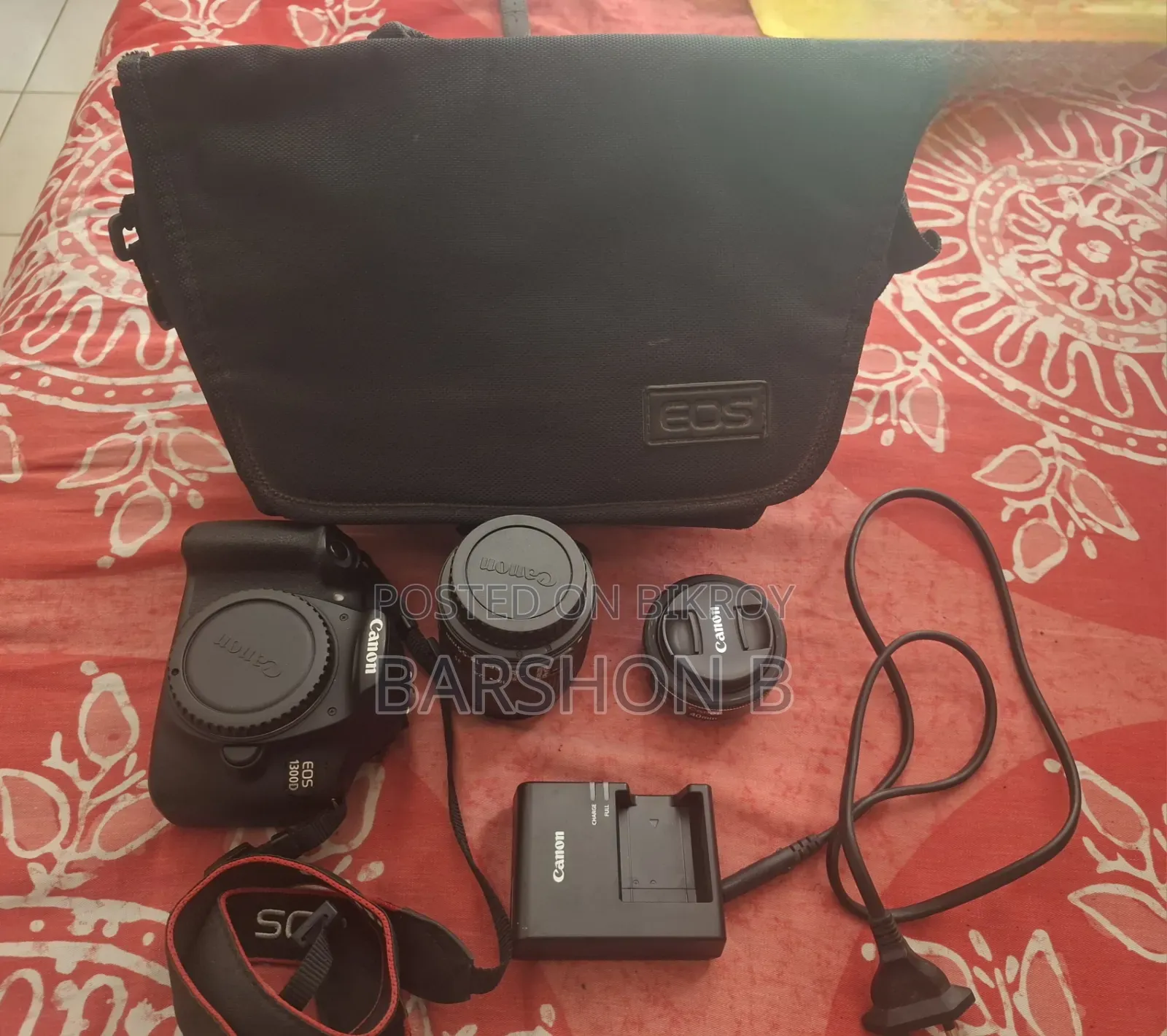 Canon 1300D DSLR Camera With 18-55mm Kit & 40mm Prime Lens