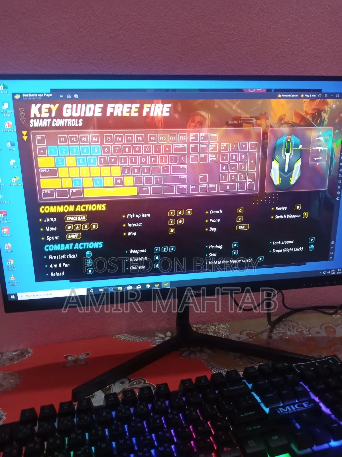 Desktop Computer MSI 8GB AMD Ryzen 5 SSD 512GB