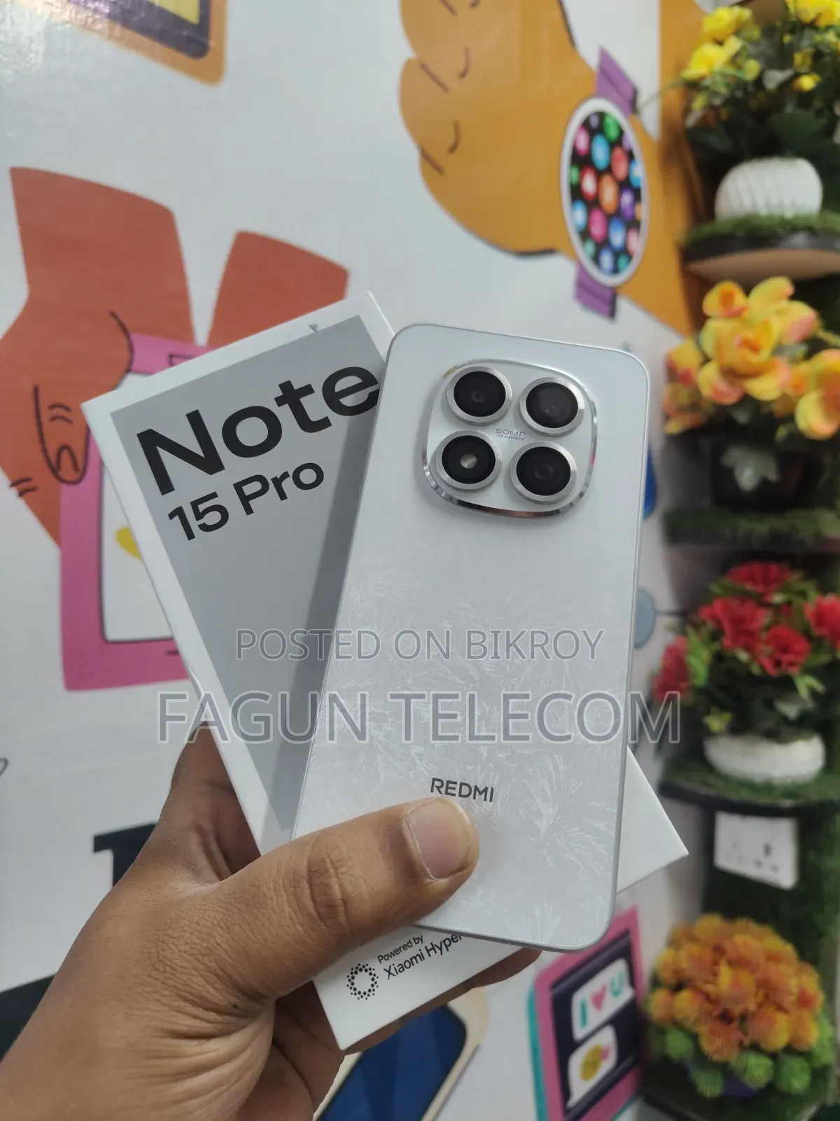 শাওমি রেডমি নোট ১৫ প্রো ২৫৬ জিবি সাদা