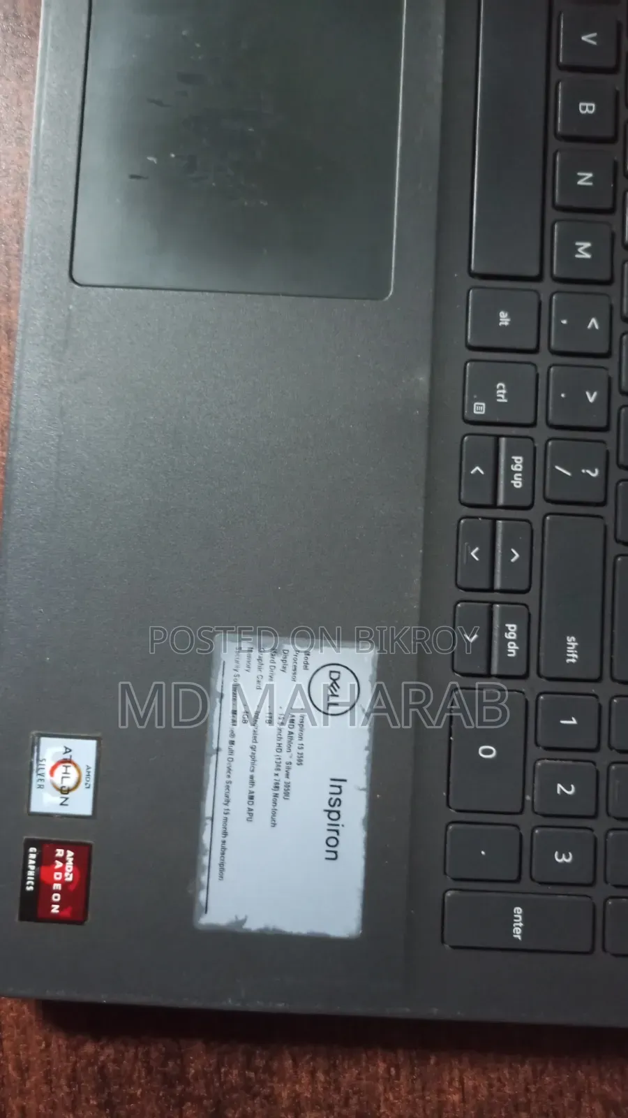 Laptop Dell Inspiron 15 3505 4GB AMD HDD+SSD 1T