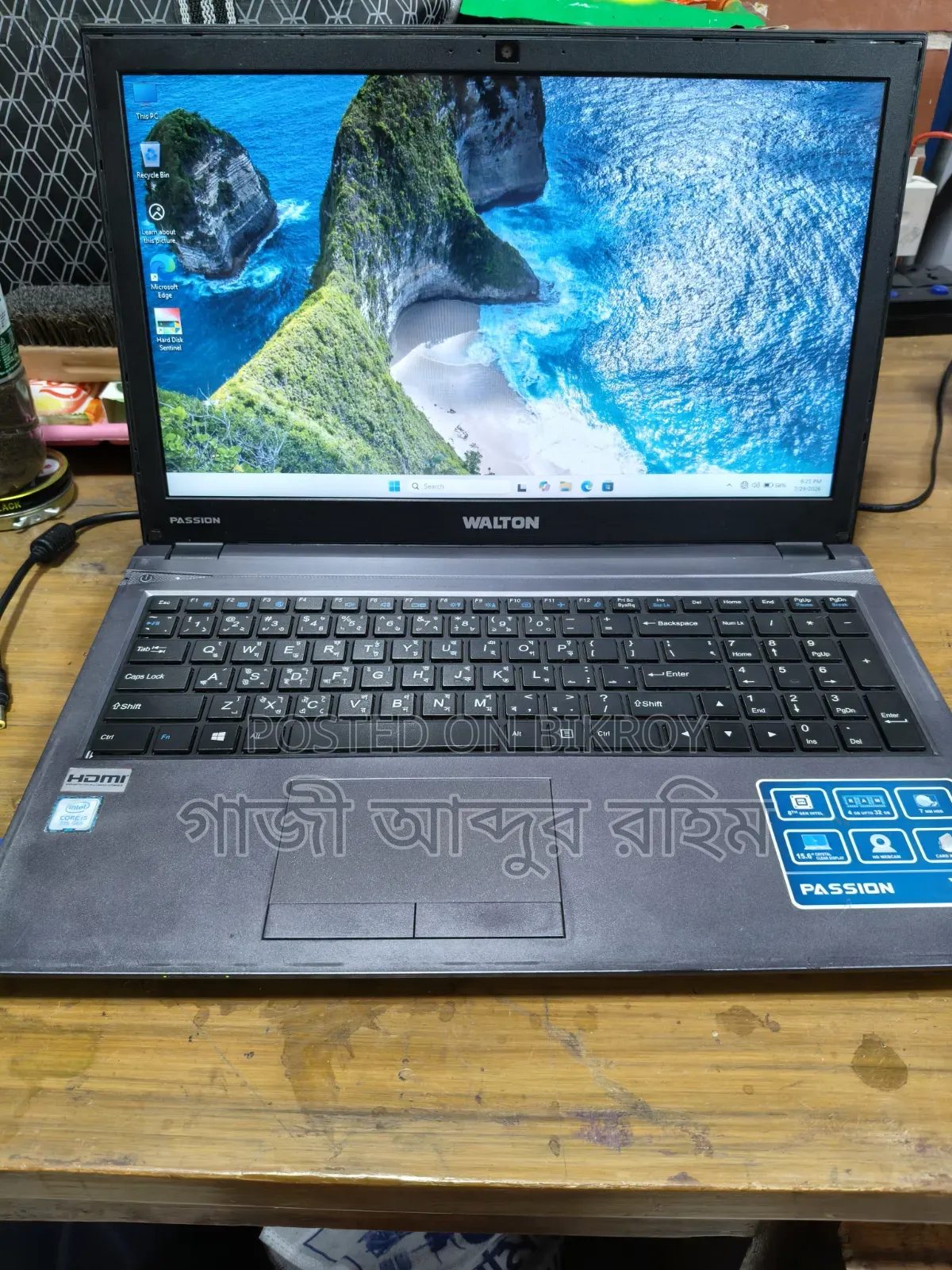 Laptop 4GB RAM Intel Core i5 1TB Hard Disk Drive