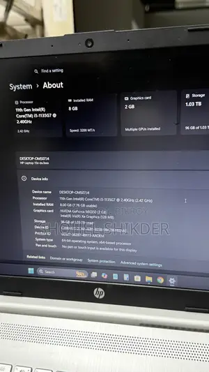 Laptop HP 15S 8GB Intel Core i5 HDD+SSD 1T