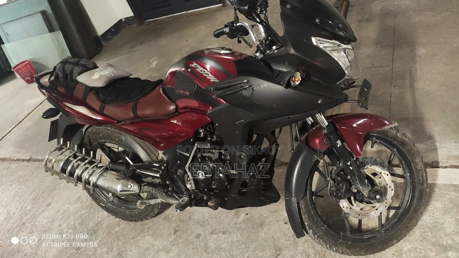 Bajaj Discover 150F 2016 Red