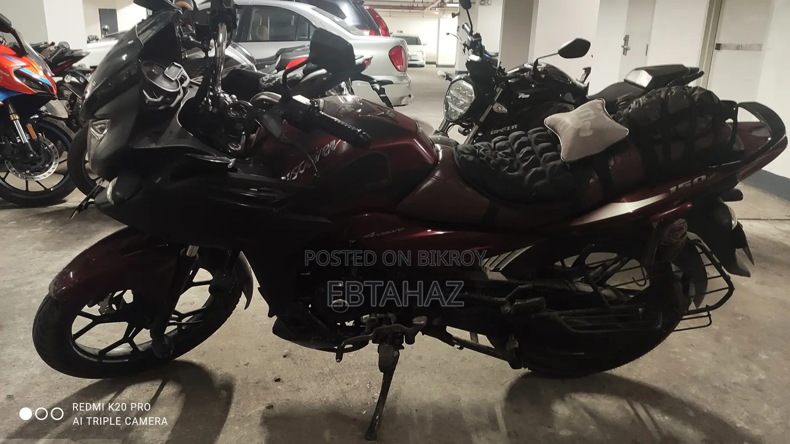Bajaj Discover 150F 2016 Red